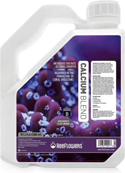 Reeflowers Calcium Blend B Aquarium Water Treatment, 101-oz bottle slide 1 of 9