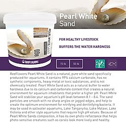 Reeflowers Pearl White Aquarium Sand, 0.5-1-mm, 15-lb tub slide 2 of 7