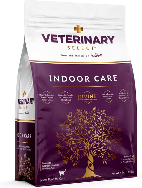 VETERINARY SELECT Indoor Care Dry Cat Food 4 lb bag Chewy