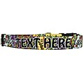 Yellow Dog Design Amazon Floral Polyester Personalized Standard Dog Collar, Medium