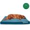 Show in main carousel: FurHaven Deluxe Oxford Cooling Gel Indoor/Outdoor Dog & Cat Bed with Removable Cover, Jumbo, Deep Lagoon slide 4 of 10