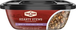 True Acre Foods Hearty Stews, Beef & Vegetable Recipe, Wet Dog Food, 8-oz, case of 8