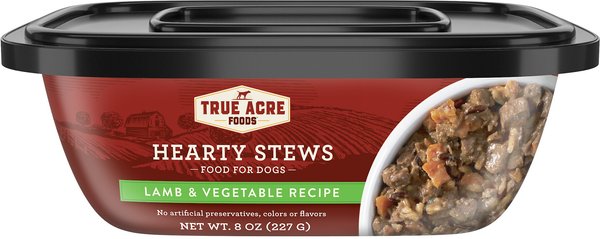 True Acre Foods Hearty Stews, Lamb & Vegetable Recipe, Wet Dog Food, 8-oz, case of 8 slide 1 of 8
