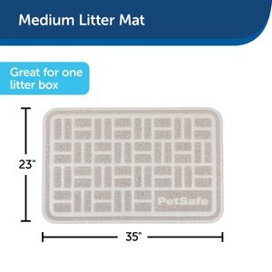 PetSafe ScoopFree Non-Slip Cat Litter Mat, Medium
