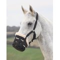 Shires Equestrian Products Deluxe Comfort Horse Grazing Muzzle, Black, Cob