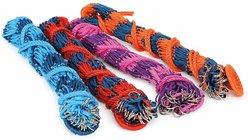 Shires Equestrian Products Deluxe Horse Hay Net, 40-in, Pink/Baby Blue