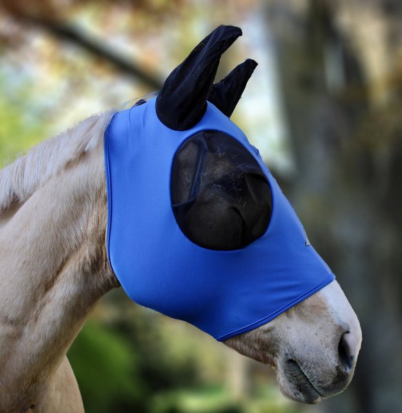 Discontinued SHIRES EQUESTRIAN PRODUCTS Stretch Lycra Horse Fly Mask