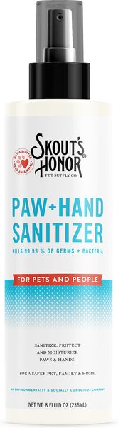 Skout's Honor Hand Sanitizer Topical Pet Spray, 8-oz bottle slide 1 of 1