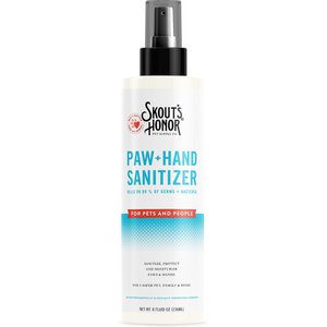 Skout's Honor Hand Sanitizer Topical Pet Spray, 8-oz bottle