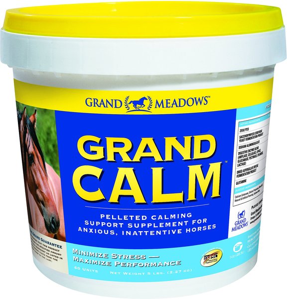 Grand Meadows Grand Calm Pellets Horse Supplement, 10-lb tub slide 1 of 1