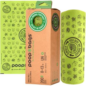 The Original Poop Bags Compostable Dog Poop Bags, 200 count