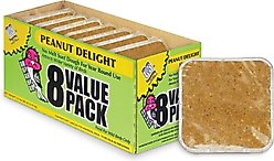 C&S Peanut Delight No Melt Suet Dough Wild Bird Food, 11.75-oz tray, case of 8