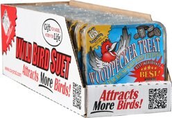 C&S Woodpecker Treat Suet Wild Bird Food, case of 12