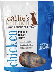 Callie's Kitchen Chicken Breast Jerky Dog Treats, 4-oz bag