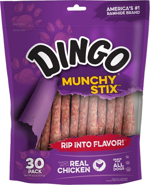 Dingo Munchy Stix Dog Treats, 30 count slide 1 of 4