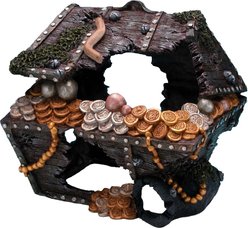 Penn-Plax Treasure Chest Aquarium Decor