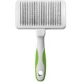 Andis Self-Cleaning Slicker Brush, Green/White