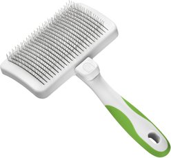 Andis Self-Cleaning Slicker Brush, Green/White slide 2 of 6