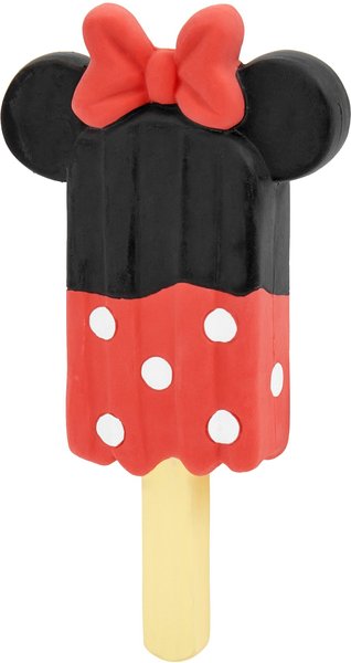 Disney Minnie Mouse Ice Pop Latex Squeaky Dog Toy slide 1 of 4
