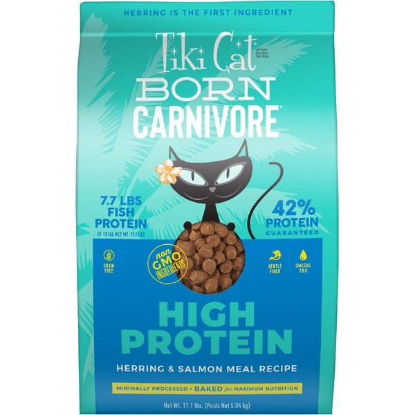 TIKI CAT Born Carnivore High Protein Herring Salmon Meal Dry