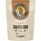 Scratch & Peck Feed Cluckin' Good Organic Cracked Corn Poultry Treats, 8-lb bag