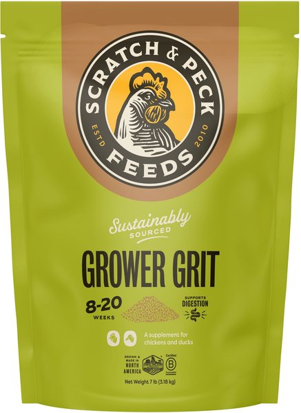 Scratch and Peck Feeds Chicken & Duck Essential Supplement Grower Grit, 7-lb pouch