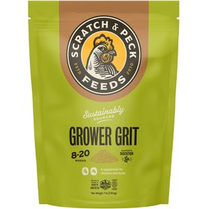 Scratch & Peck Feed Cluckin' Good Grower Grit Chicken Supplement, 7-lb bag