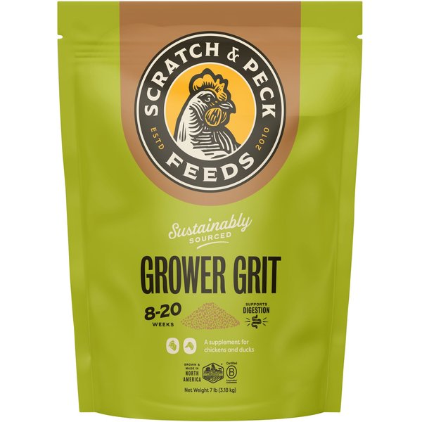 Scratch and Peck Feeds Chicken & Duck Essential Supplement Starter Grit, 7-lb pouch