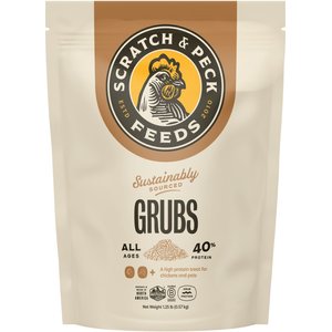 Scratch & Peck Feeds Cluckin' Good Grubs Poultry Treats, 20-oz bag