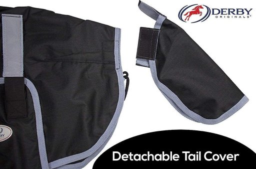 Derby Originals 600D Reflective Waterproof Winter Foal & Mini Horse Turnout Blanket, Red, Medium, 36-42 in