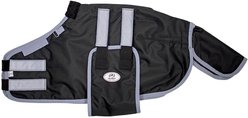 Derby Originals 600D Reflective Waterproof Winter Foal & Mini Horse Turnout Blanket, Black, Medium, 36-42 in