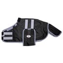 Derby Originals 600D Reflective Waterproof Winter Foal & Mini Horse Turnout Blanket, Black, Medium, 36-42 in