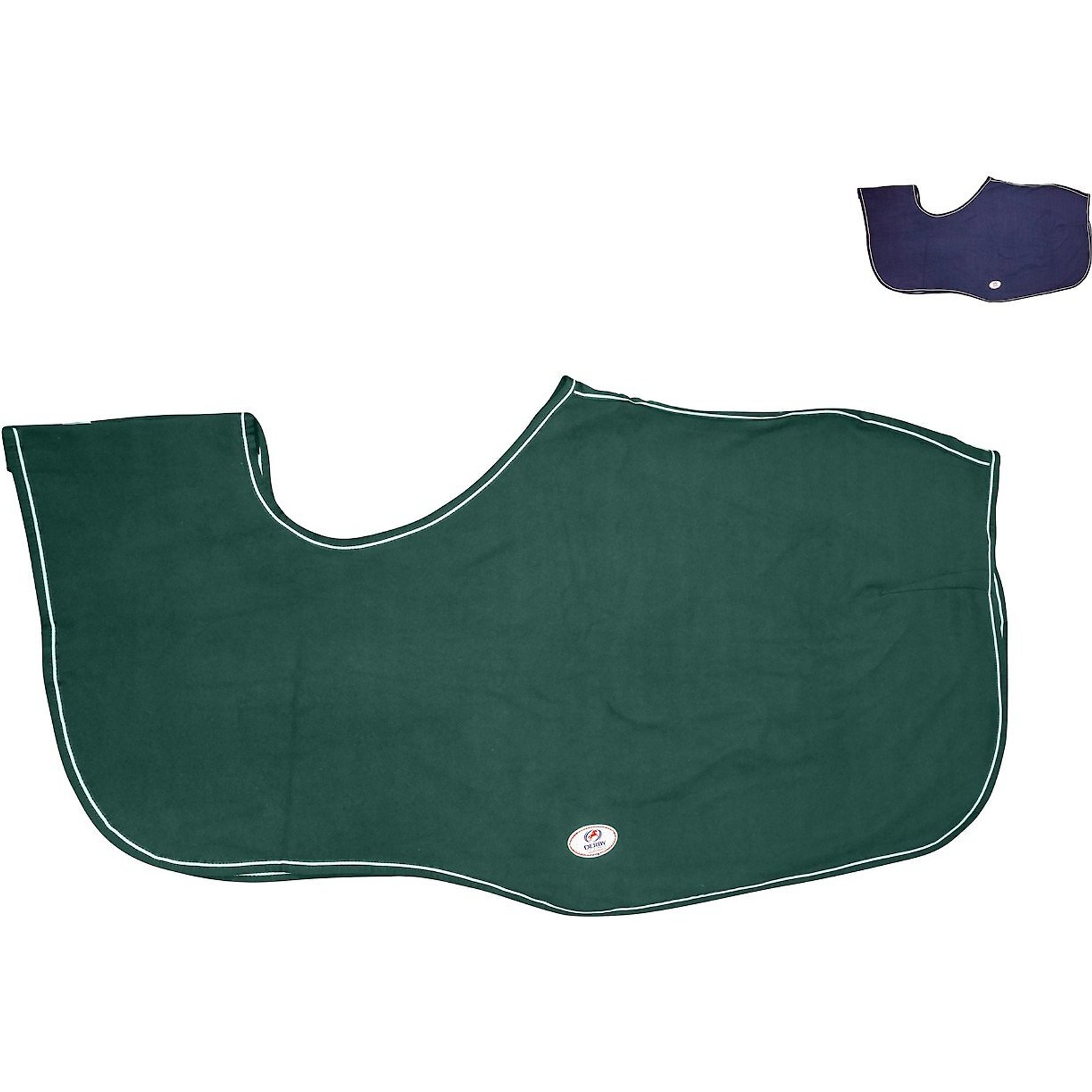 Derby Originals Classic Horse Polar Fleece Keyhole Quarter Sheet, Hunter Green, Horse