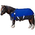 Derby Originals Classic Nordic-Tough 600D Ripstop Waterproof Winter Mediumweight Mini Horse & Pony Turnout Blanket, Royal Blue with Black Trim, 54-in