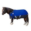 Derby Originals Classic Nordic-Tough 600D Ripstop Waterproof Winter Mediumweight Mini Horse & Pony Turnout Blanket, Royal Blue with Black Trim, 60-in