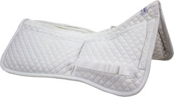 Derby Originals Correction English Half Horse Saddle Pad, White