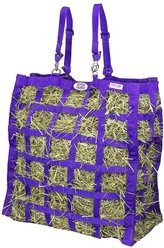 Derby Originals Easy-Feed Patented Four-Sided Slow Feed Horse Hay Bag, Purple