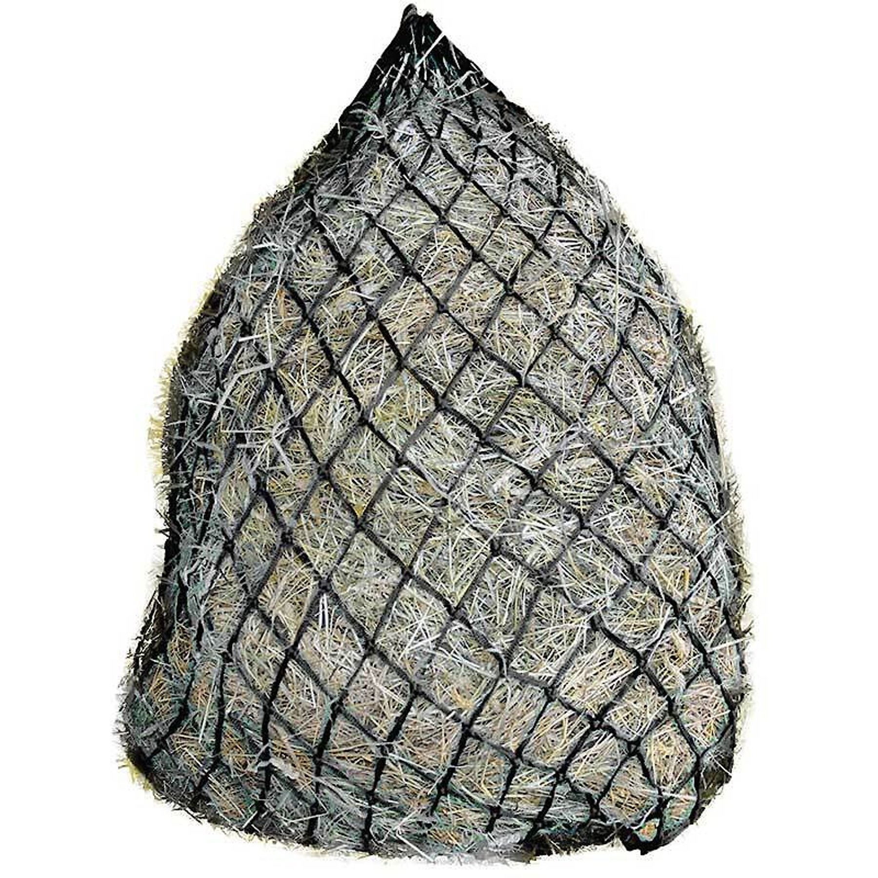 Derby Originals Hot To Trot Slow Feed Soft Mesh Poly Rope Hanging Horse Hay Net, Black