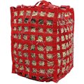 Derby Originals Paris Tack Grazer 4-Sided 3/4 Bale Slow Feed Horse Hay Bale Bag, Red