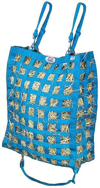 Derby Originals Super-Tough Patented Four-Sided Slow Feed Horse Hay Bag, Petroleum Blue slide 1 of 4