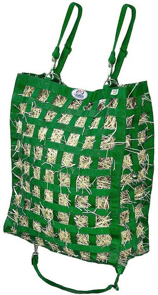 Derby Originals Super-Tough Patented Four-Sided Slow Feed Horse Hay Bag, Hunter Green slide 1 of 4