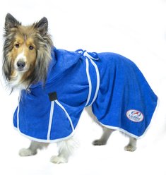 Derby Originals Ultra Flex Dog Bathrobe, Royal Blue, Large