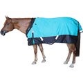 Derby Originals Nordic-Tough 1200D Ripstop Waterproof Reflective Winter Horse Turnout Rain Sheet, Electric Blue with Black Trim, 84-in