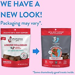 Shameless Pets Soft Baked Lobster Roll Flavor Grain-Free Dog Treats, 6-oz bag slide 2 of 4