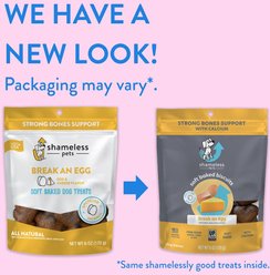Shameless Pets Soft Baked Break An Egg Flavor Grain-Free Dog Treats, 6-oz bag slide 2 of 7