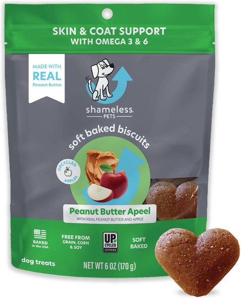 Shameless Pets Peanut Butter & Apple Soft Baked Dog Treats