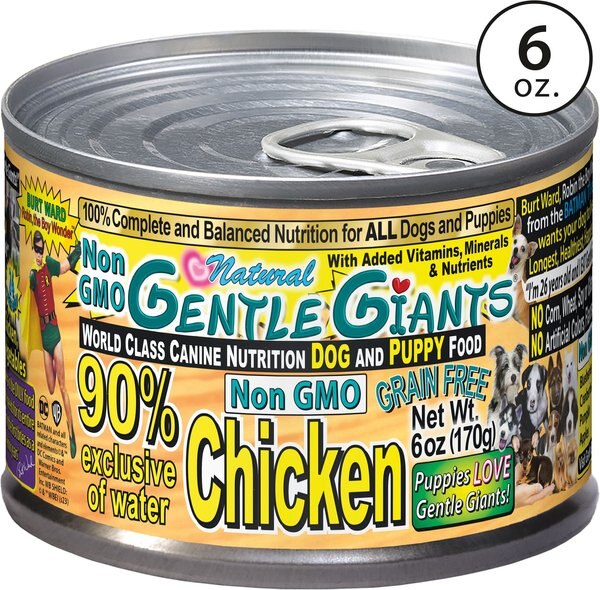 Discontinued GENTLE GIANTS Natural NonGMO Puppy GrainFree Chicken