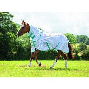 Shires Equestrian Products Tempest Original Horse Fly Sheet, White, 69-in