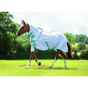 Shires Equestrian Products Tempest Original Horse Fly Sheet, White, 78-in