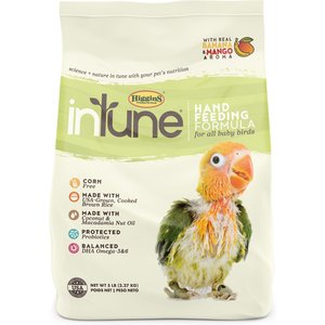 Higgins inTune Hand Feeding for All Baby Birds Food, 5-lb bag